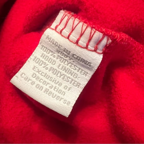 University of Maryland Terrapins Hoodie Mens L Red Sweatshirt- Top of the World - Picture 6 of 6